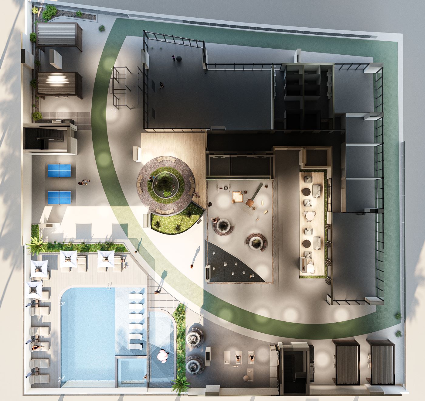 SquareX Residence - 1 Bedroom Apartment + Study Room