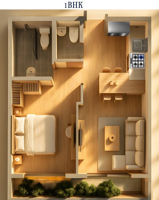 Tarrad Dubailand Residences - 1 Bedroom Apartment