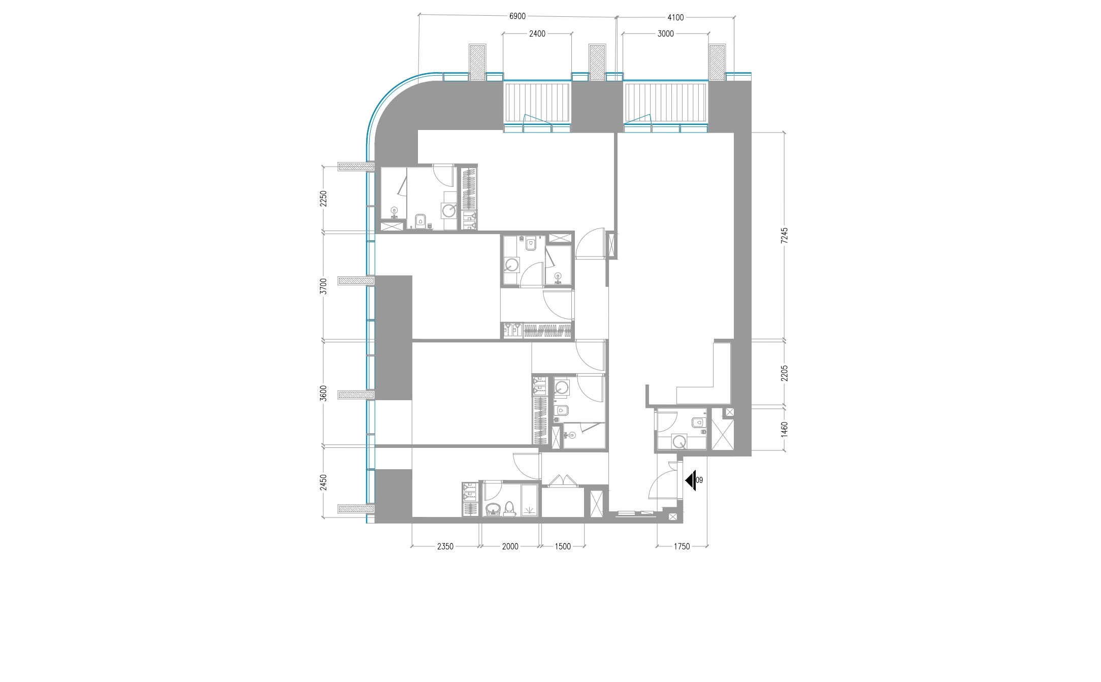 Tiger Sky Tower - 3 Bedroom Apartment
