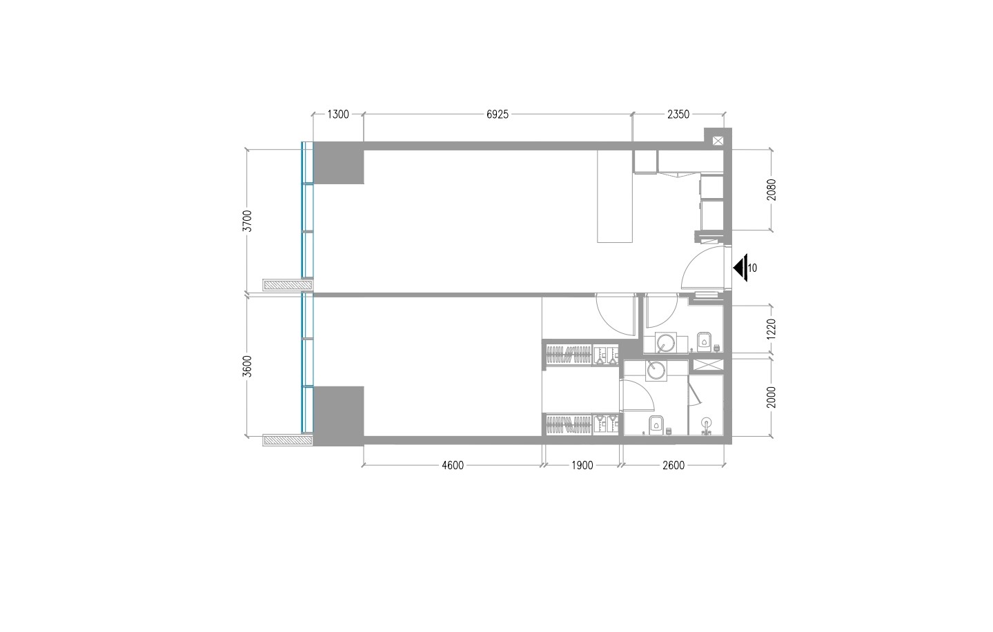 Tiger Sky Tower - 1 Bedroom Apartment