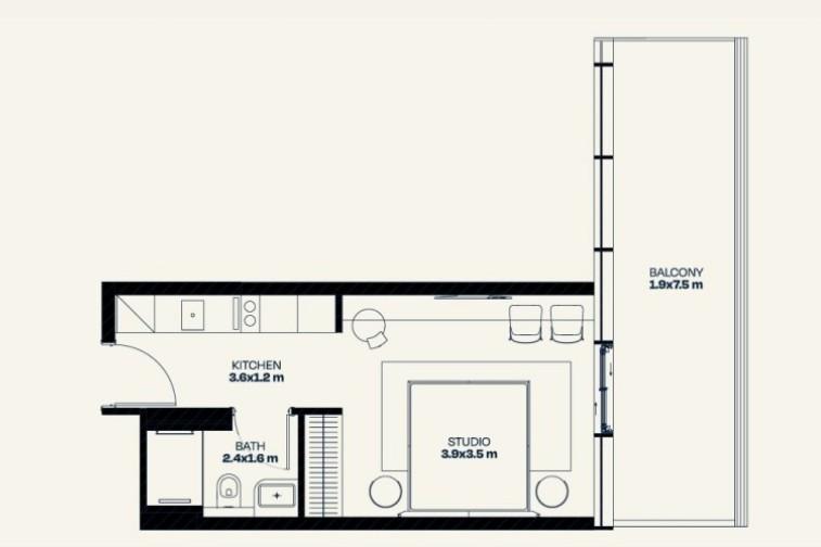Trussardi Residences 2 by Mira - Studio - Italian-Designed Luxury Living